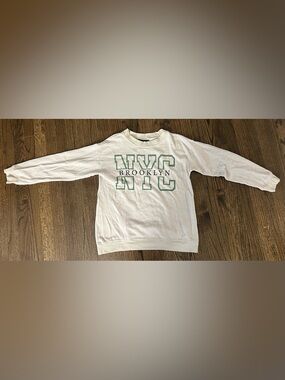 Kids White NYC 'Brooklyn' Graphic Short Sleeve Tee